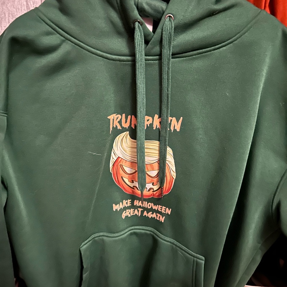 Green Halloween Graphic Hoodie